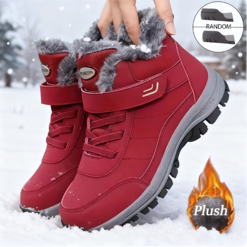 Leather Work Women Shoes - Зимние женские ботинки, повседневные простые удобные