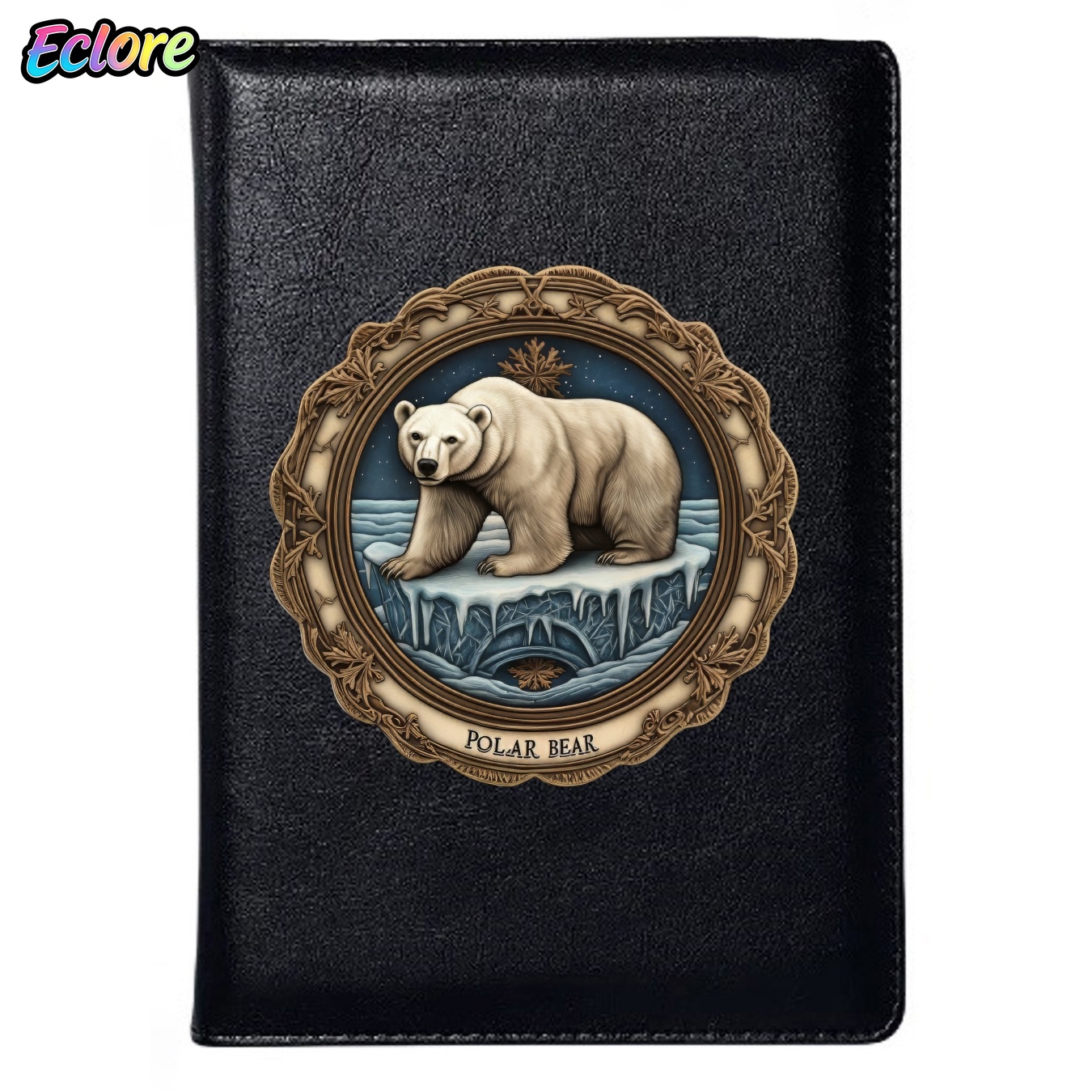 Leatherwork Journal - Винтажный кожаный блокнот A5 с тиснением