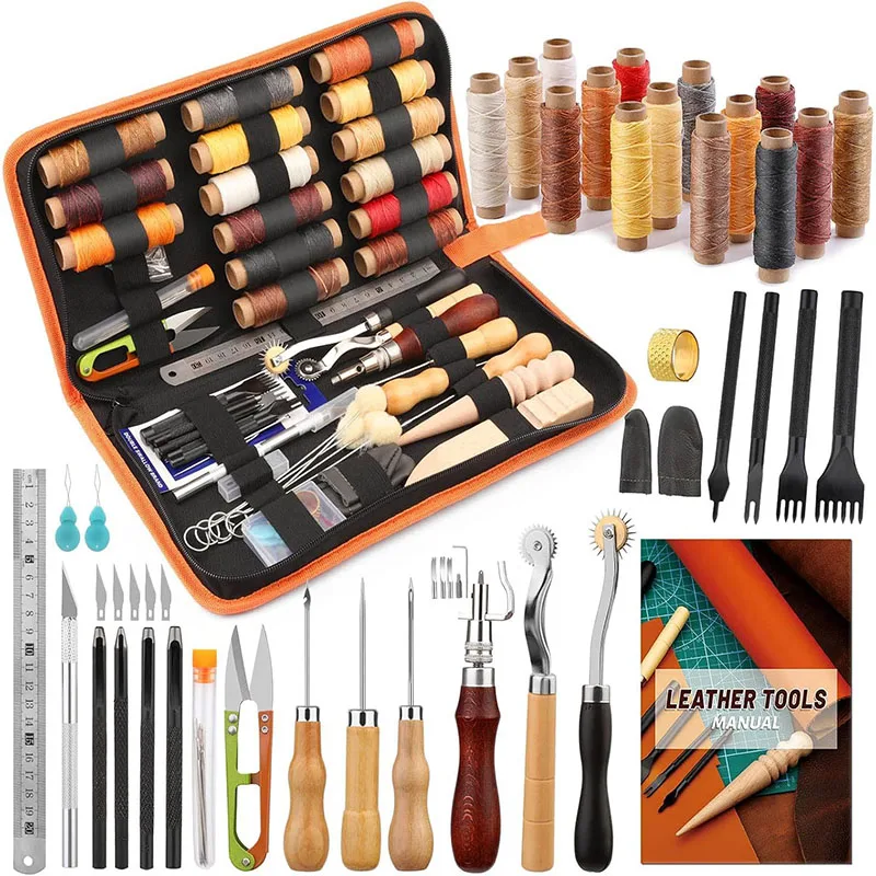 Leatherwork Beginner Tools - Набор инструментов для работы с кожей: