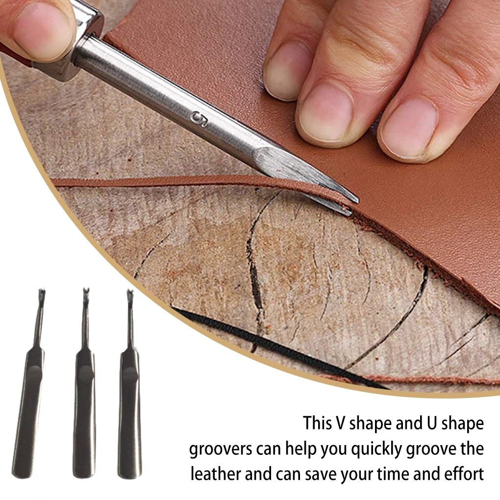 Набор из 3-х инструментов для  – обзор и цена Leatherwork Edge Creaser