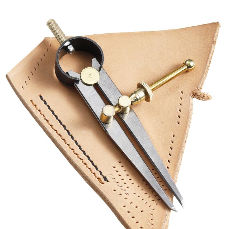 1 шт. Плоский пружинный циркул – обзор и цена Leatherwork Edge Creaser