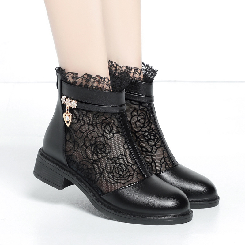 Удобная дышащая сетчатая кожан – обзор и цена Leather Work Women Shoes