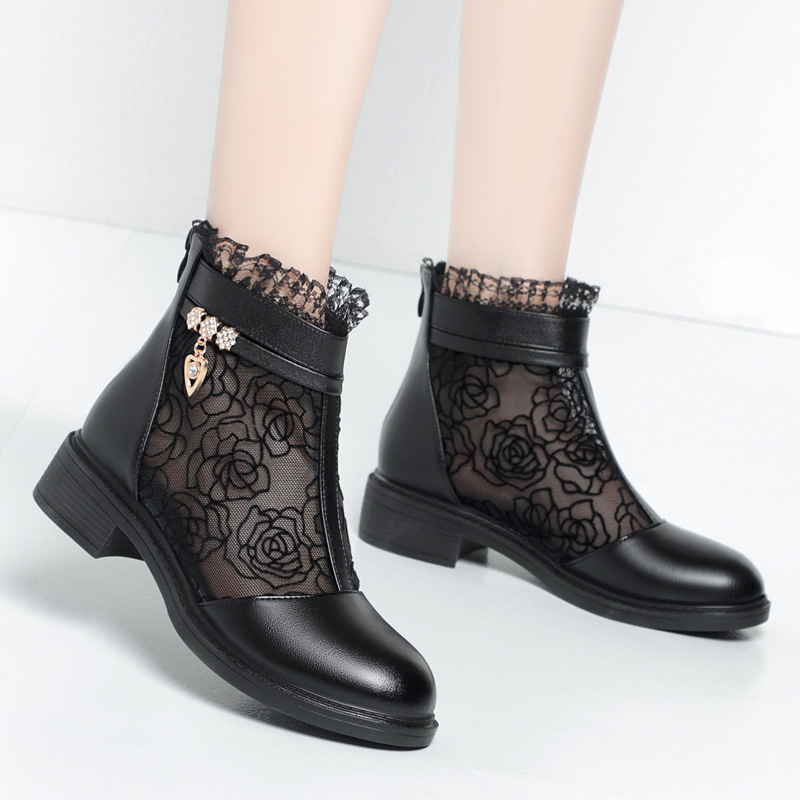Удобная дышащая сетчатая кожан – обзор и цена Leather Work Women Shoes