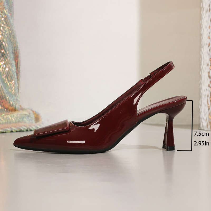 Европейские босоножки без задн – обзор и цена Leather Work Women Shoes