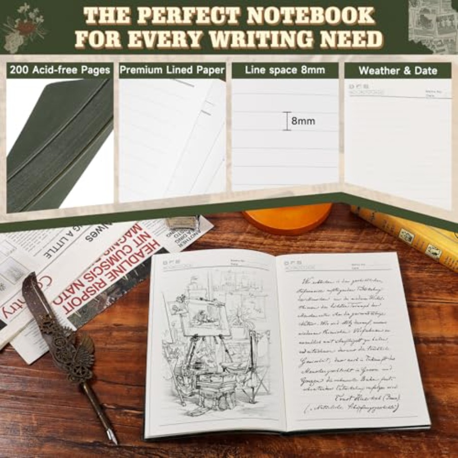Блокнот-ежедневник в линейку д – обзор и цена Leatherwork Journal