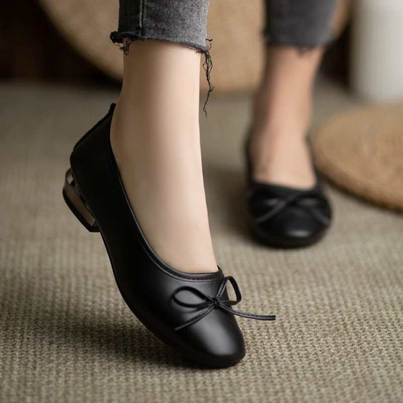 Элегантные женские туфли на пл – обзор и цена Leather Work Women Shoes