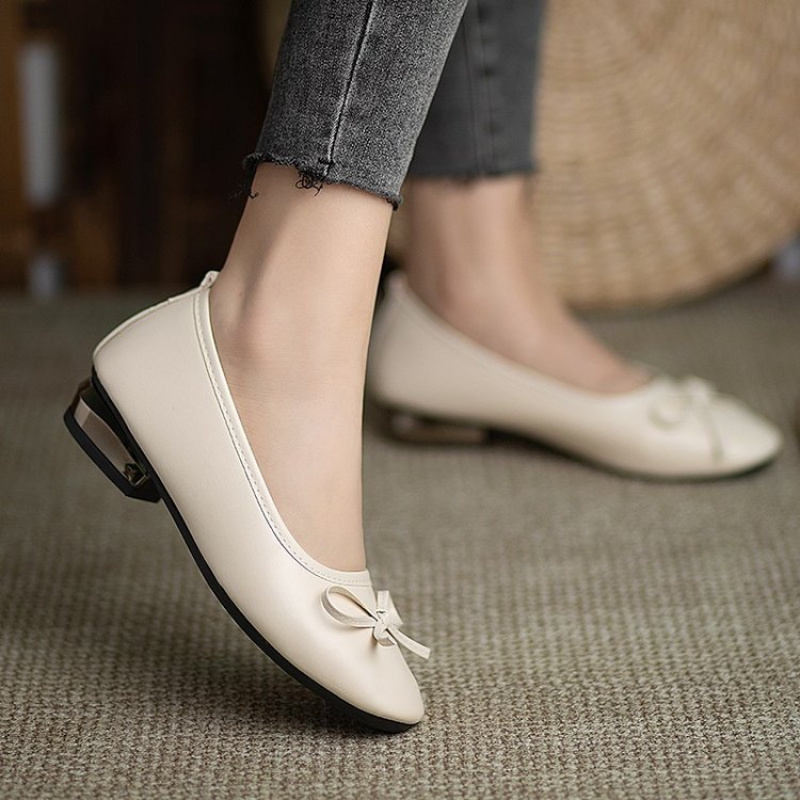 Элегантные женские туфли на пл – обзор и цена Leather Work Women Shoes