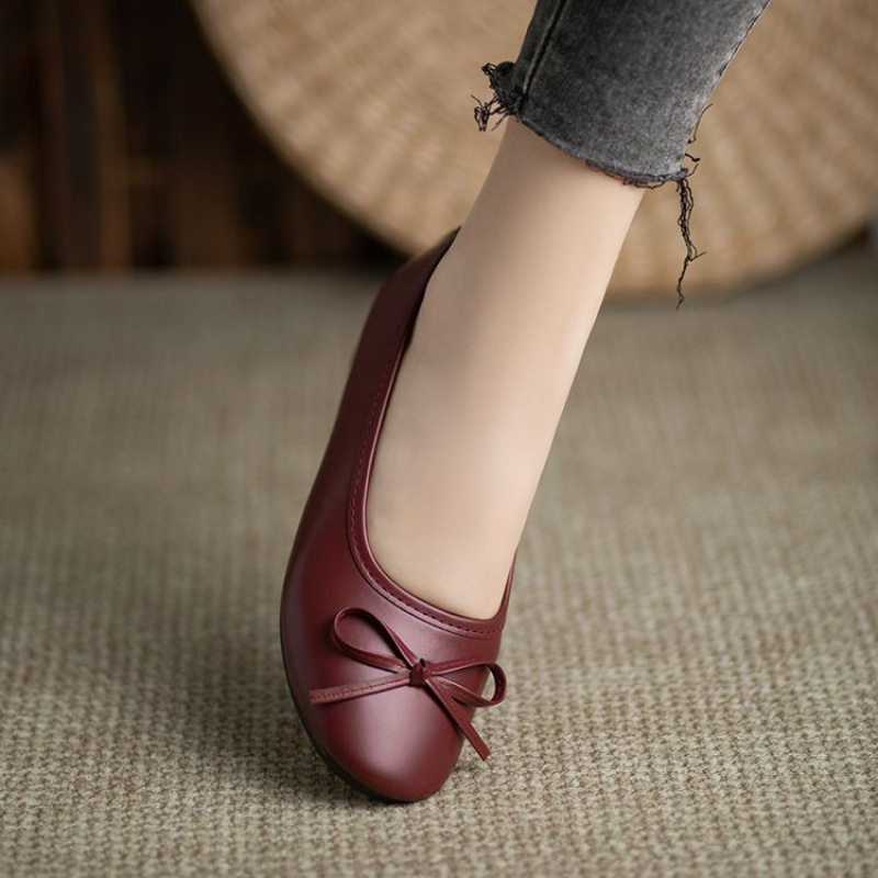 Элегантные женские туфли на пл – обзор и цена Leather Work Women Shoes