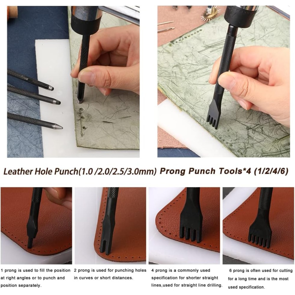 Инструменты для работы из кожи – обзор и цена Leatherwork Beginner Tools