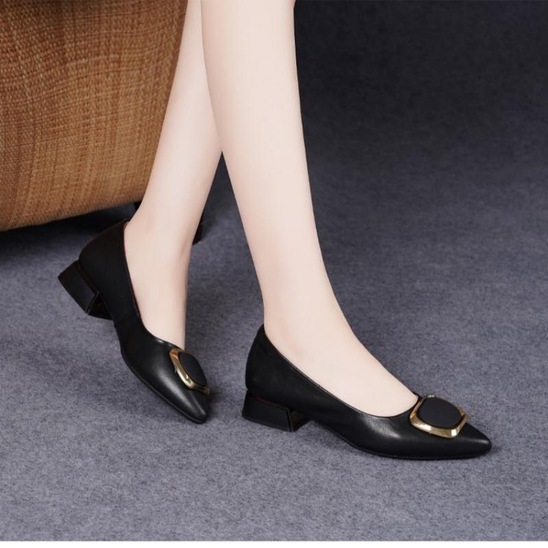 Весенние женские туфли-лодочки – обзор и цена Leather Work Women Shoes
