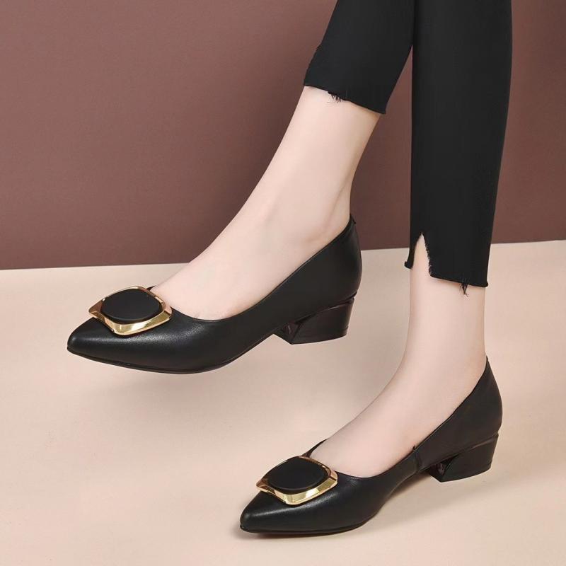 Весенние женские туфли-лодочки – обзор и цена Leather Work Women Shoes